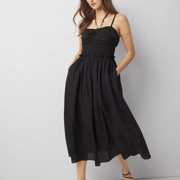 White House Black Market Dresses & Skirts - NWT WHITE HOUSE BLACK MARKET COTTON POPLIN EMBELLISHED DRESS 8